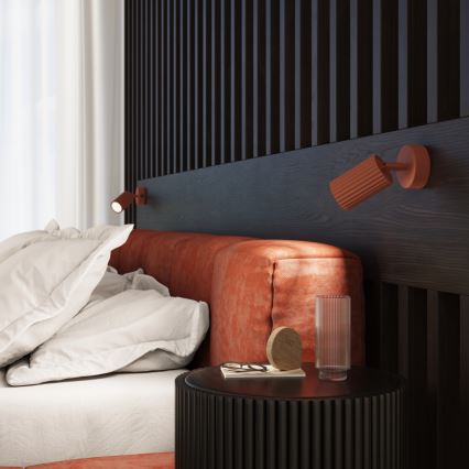 Brilagi - Faretto LED CRESTO 1xGU10/10W/230V 20 cm rosso