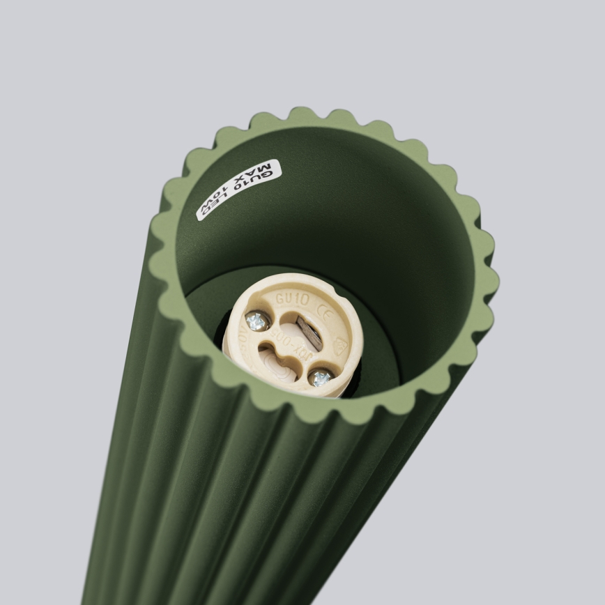 Brilagi - Faretto LED CRESTO 1xGU10/10W/230V 20 cm verde