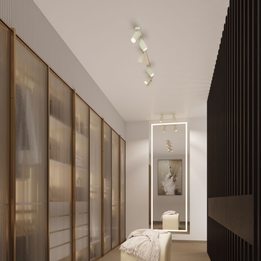 Brilagi - Faretto LED CRESTO 1xGU10/10W/230V 30 cm crema