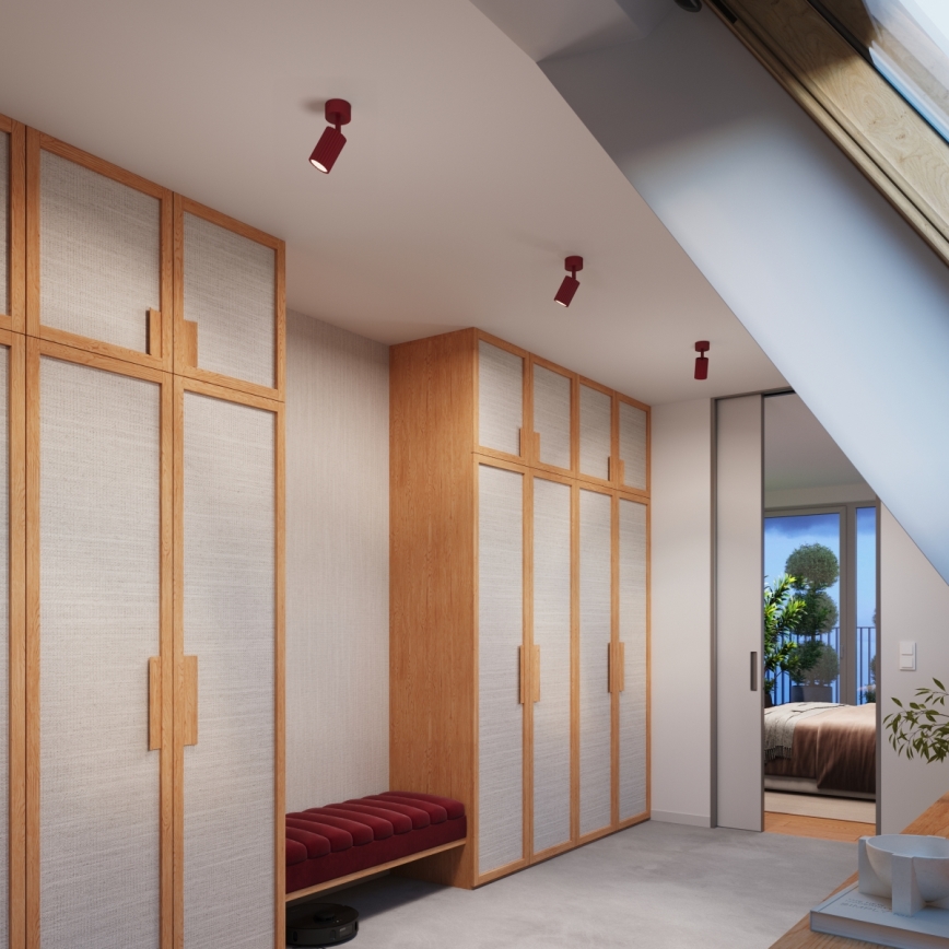 Brilagi - Faretto LED CRESTO 1xGU10/10W/230V bordeaux