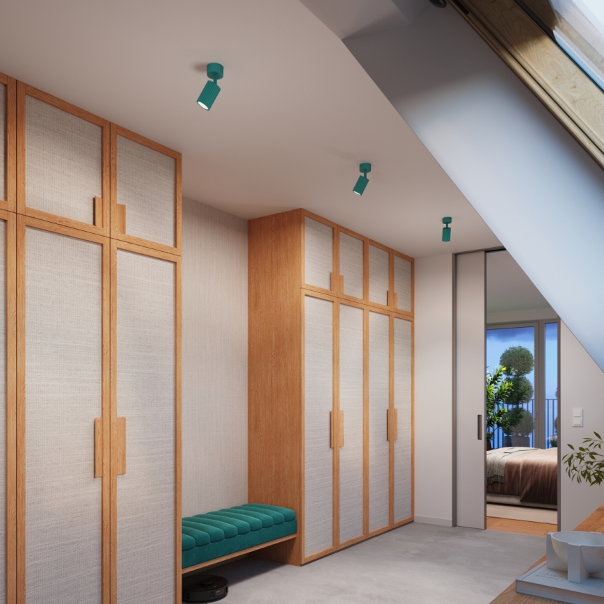 Brilagi - Faretto LED CRESTO 1xGU10/10W/230V turchese