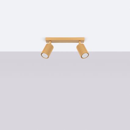 Brilagi - Faretto LED CRESTO 2x GU10/10W/230V oro