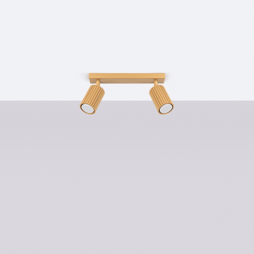 Brilagi - Faretto LED CRESTO 2x GU10/10W/230V oro