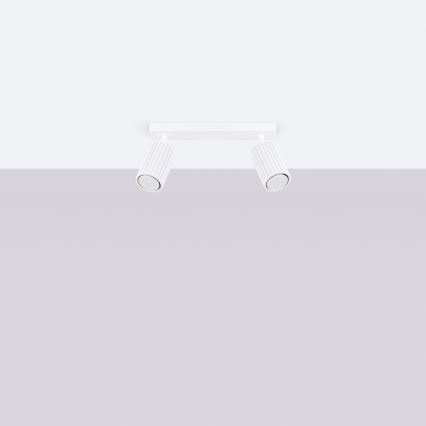 Brilagi - Faretto LED CRESTO 2xGU10/10W/230V bianco