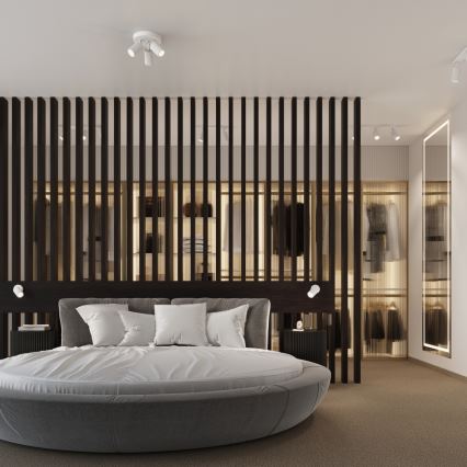 Brilagi - Faretto LED CRESTO 2xGU10/10W/230V bianco