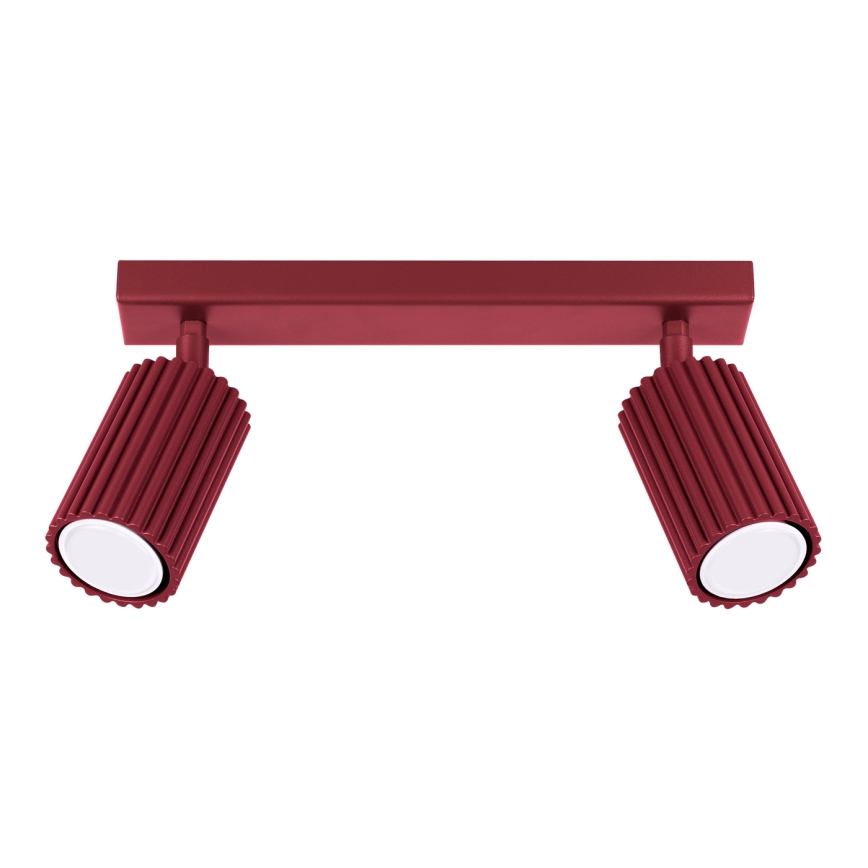 Brilagi - Faretto LED CRESTO 2xGU10/10W/230V bordeaux