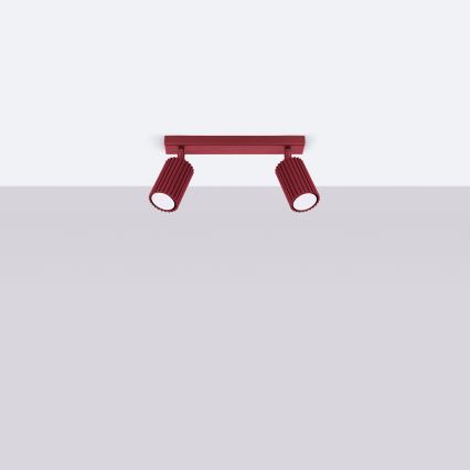 Brilagi - Faretto LED CRESTO 2xGU10/10W/230V bordeaux