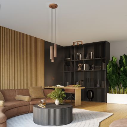 Brilagi - Faretto LED CRESTO 2xGU10/10W/230V marrone