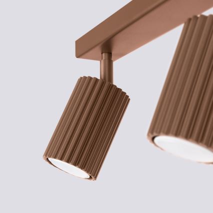 Brilagi - Faretto LED CRESTO 2xGU10/10W/230V marrone