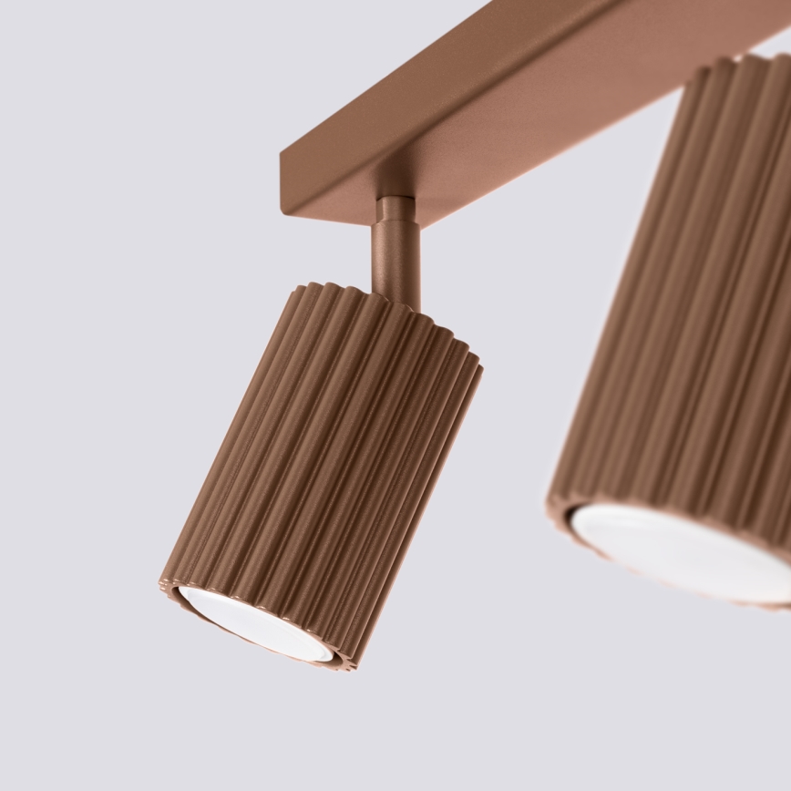 Brilagi - Faretto LED CRESTO 2xGU10/10W/230V marrone