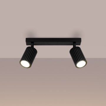 Brilagi - Faretto LED CRESTO 2xGU10/10W/230V nero