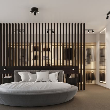 Brilagi - Faretto LED CRESTO 2xGU10/10W/230V nero