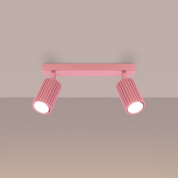 Brilagi - Faretto LED CRESTO 2xGU10/10W/230V rosa