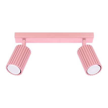 Brilagi - Faretto LED CRESTO 2xGU10/10W/230V rosa