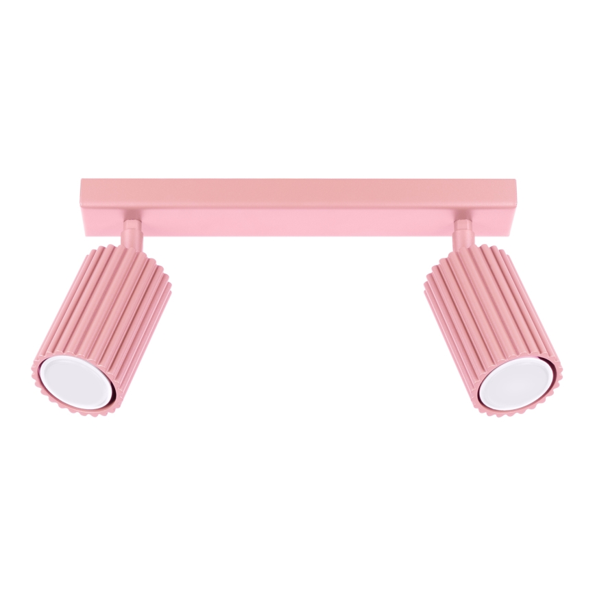Brilagi - Faretto LED CRESTO 2xGU10/10W/230V rosa