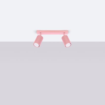 Brilagi - Faretto LED CRESTO 2xGU10/10W/230V rosa