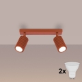 Brilagi - Faretto LED CRESTO 2xGU10/10W/230V rosso