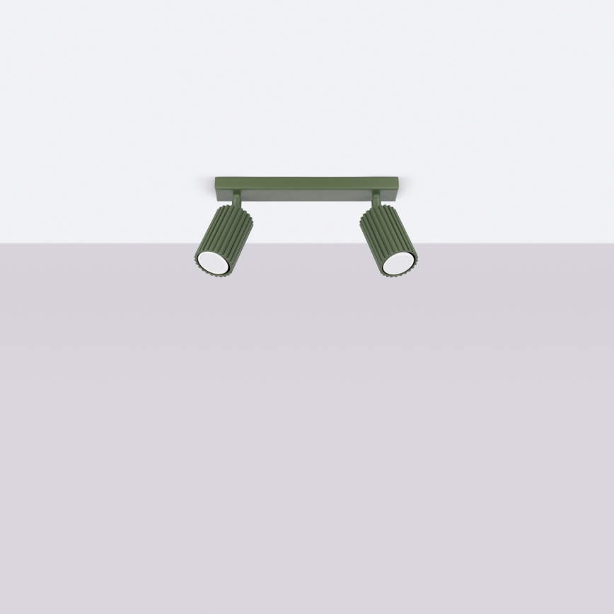 Brilagi - Faretto LED CRESTO 2xGU10/10W/230V verde