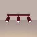 Brilagi - Faretto LED CRESTO 3xGU10/10W/230V bordeaux