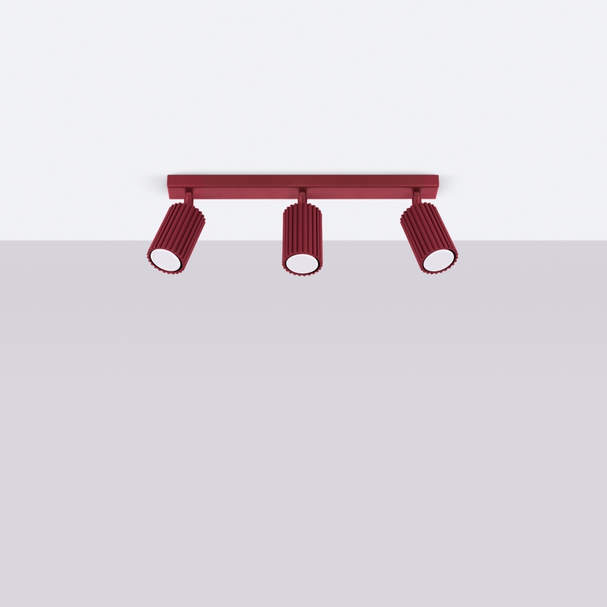 Brilagi - Faretto LED CRESTO 3xGU10/10W/230V bordeaux