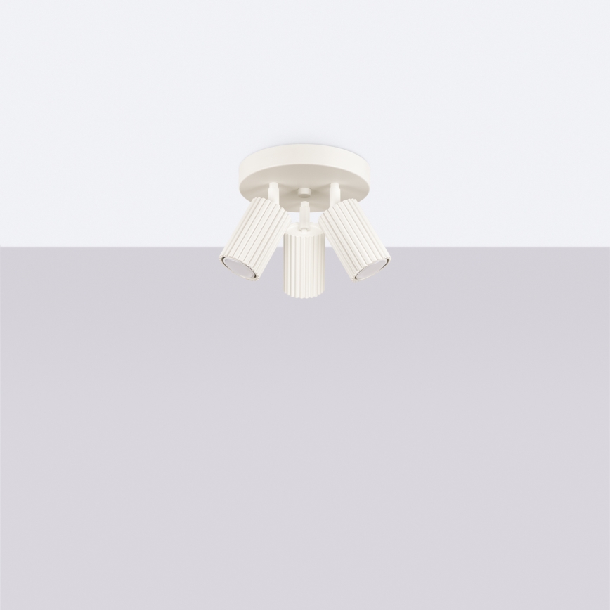 Brilagi - Faretto LED CRESTO 3xGU10/10W/230V crema