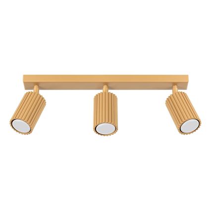 Brilagi - Faretto LED CRESTO 3xGU10/10W/230V dorato