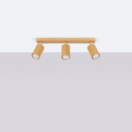 Brilagi - Faretto LED CRESTO 3xGU10/10W/230V dorato