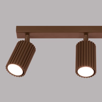 Brilagi - Faretto LED CRESTO 3xGU10/10W/230V marrone