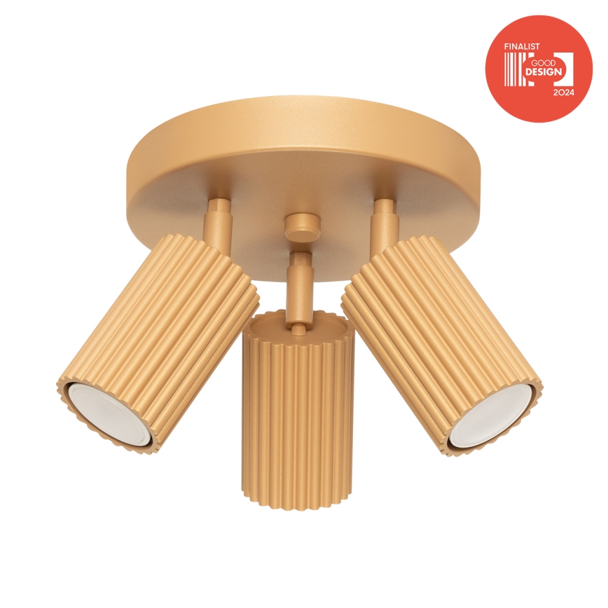 Brilagi - Faretto LED CRESTO 3xGU10/10W/230V oro