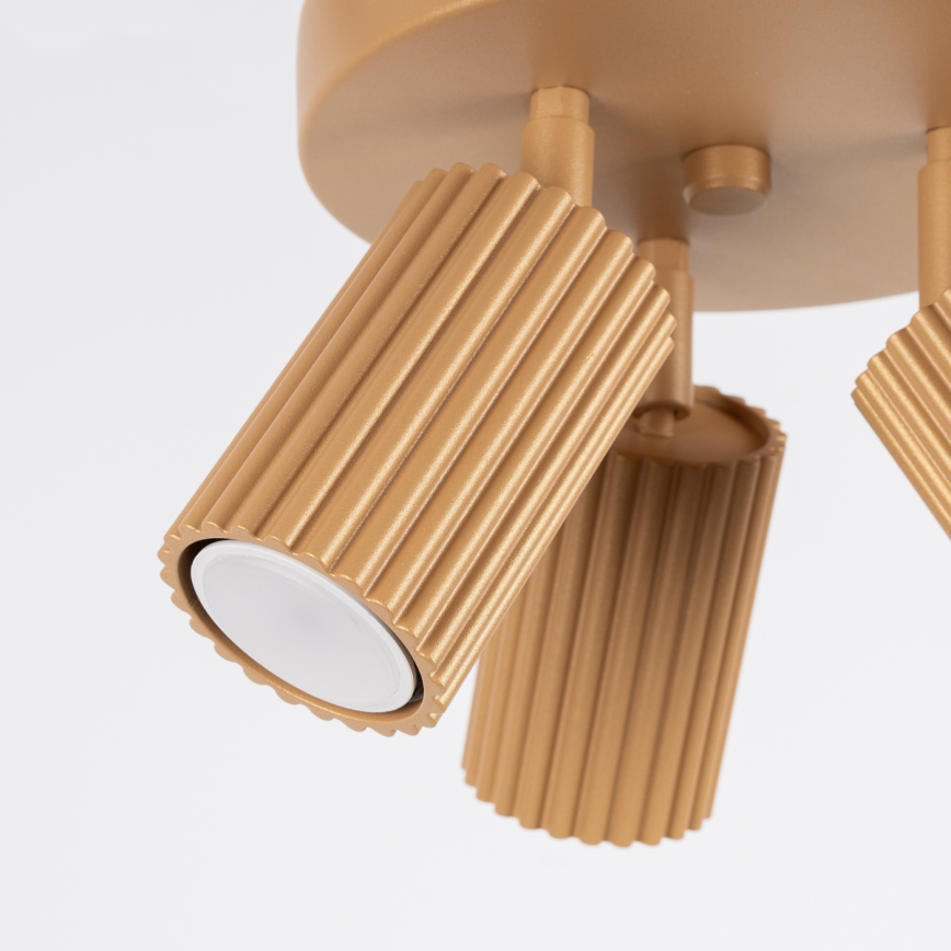 Brilagi - Faretto LED CRESTO 3xGU10/10W/230V oro