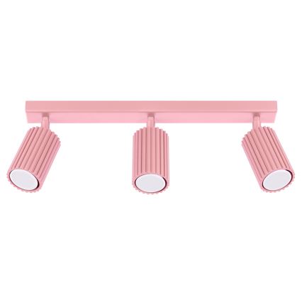 Brilagi - Faretto LED CRESTO 3xGU10/10W/230V rosa