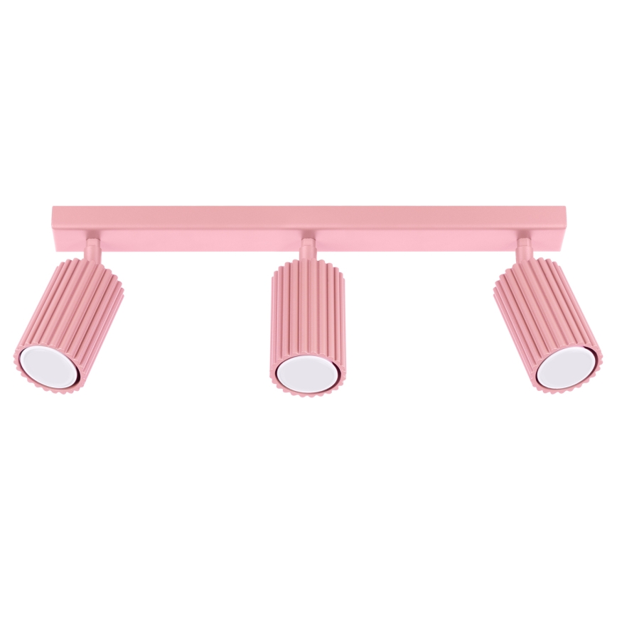 Brilagi - Faretto LED CRESTO 3xGU10/10W/230V rosa