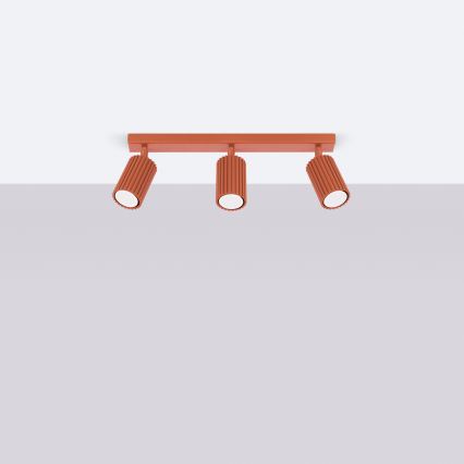 Brilagi - Faretto LED CRESTO 3xGU10/10W/230V rosso