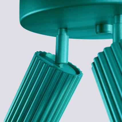 Brilagi - Faretto LED CRESTO 3xGU10/10W/230V turchese