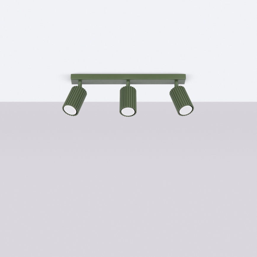 Brilagi - Faretto LED CRESTO 3xGU10/10W/230V verde