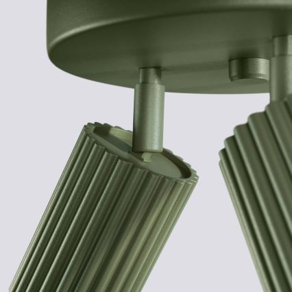 Brilagi - Faretto LED CRESTO 3xGU10/10W/230V verde