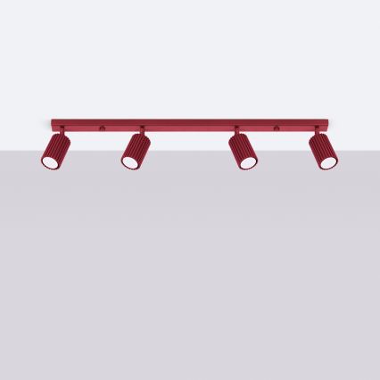 Brilagi - Faretto LED CRESTO 4xGU10/10W/230V bordeaux