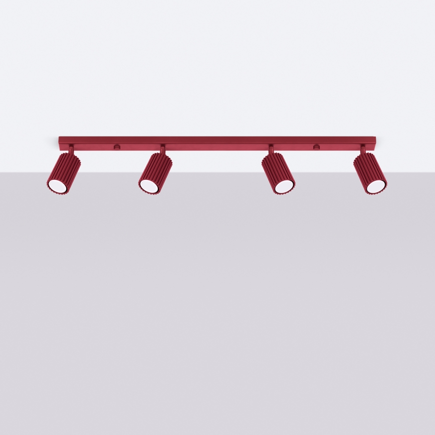 Brilagi - Faretto LED CRESTO 4xGU10/10W/230V bordeaux