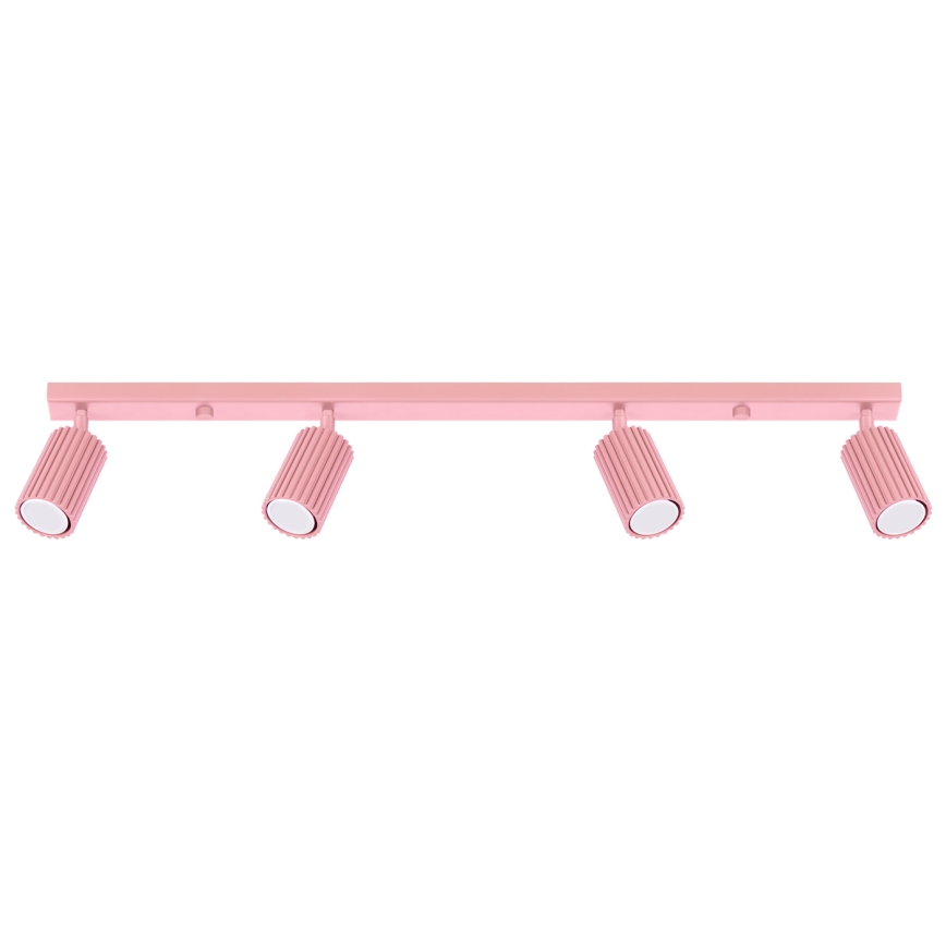 Brilagi - Faretto LED CRESTO 4xGU10/10W/230V rosa