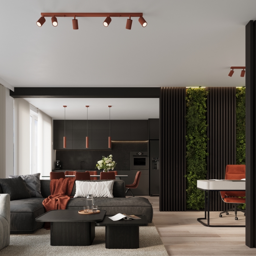 Brilagi - Faretto LED CRESTO 4xGU10/10W/230V rosso