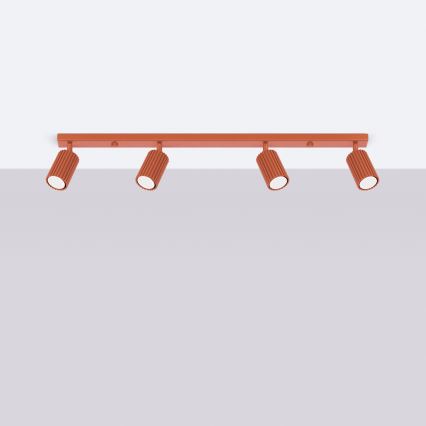 Brilagi - Faretto LED CRESTO 4xGU10/10W/230V rosso