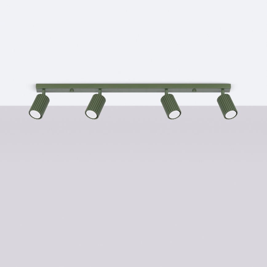 Brilagi - Faretto LED CRESTO 4xGU10/10W/230V verde