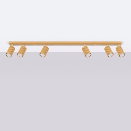 Brilagi - Faretto LED CRESTO 6x GU10/10W/230V, oro