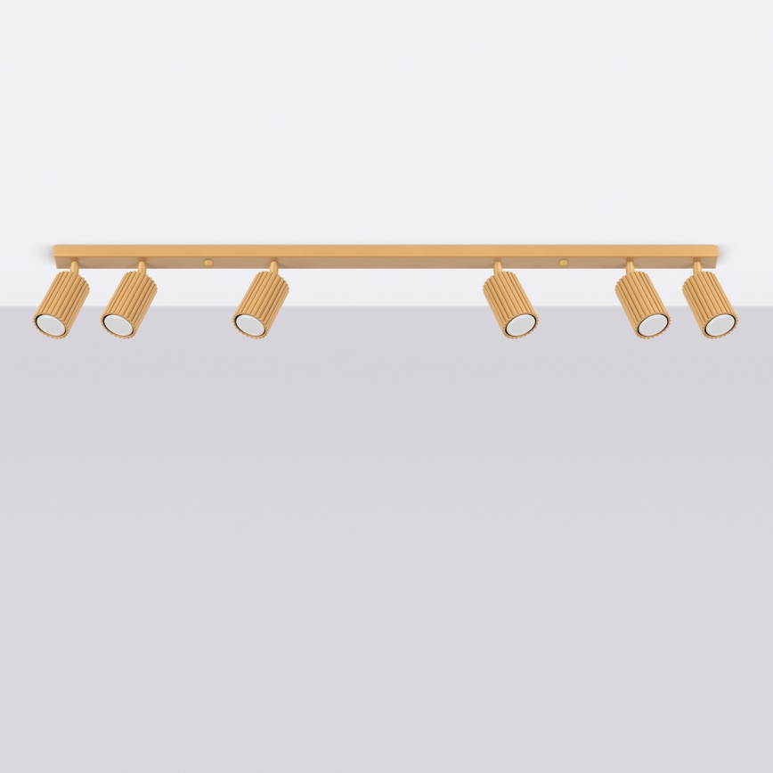 Brilagi - Faretto LED CRESTO 6x GU10/10W/230V, oro