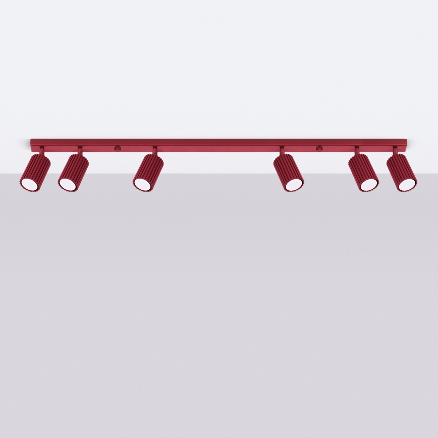 Brilagi - Faretto LED CRESTO 6xGU10/10W/230V bordeaux