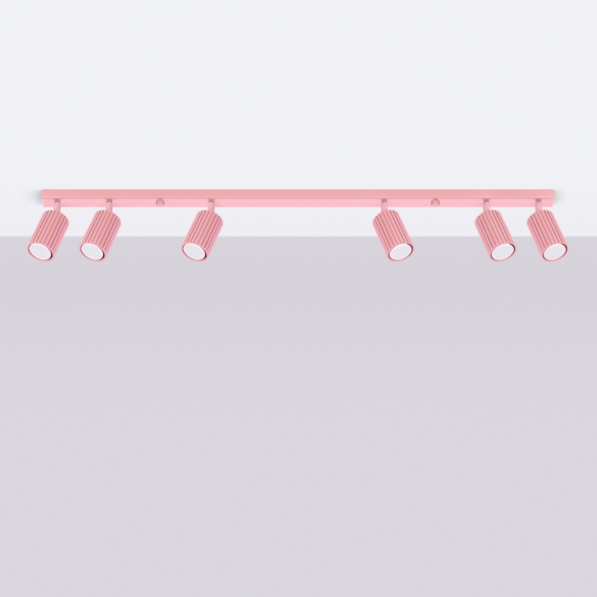 Brilagi - Faretto LED CRESTO 6xGU10/10W/230V rosa