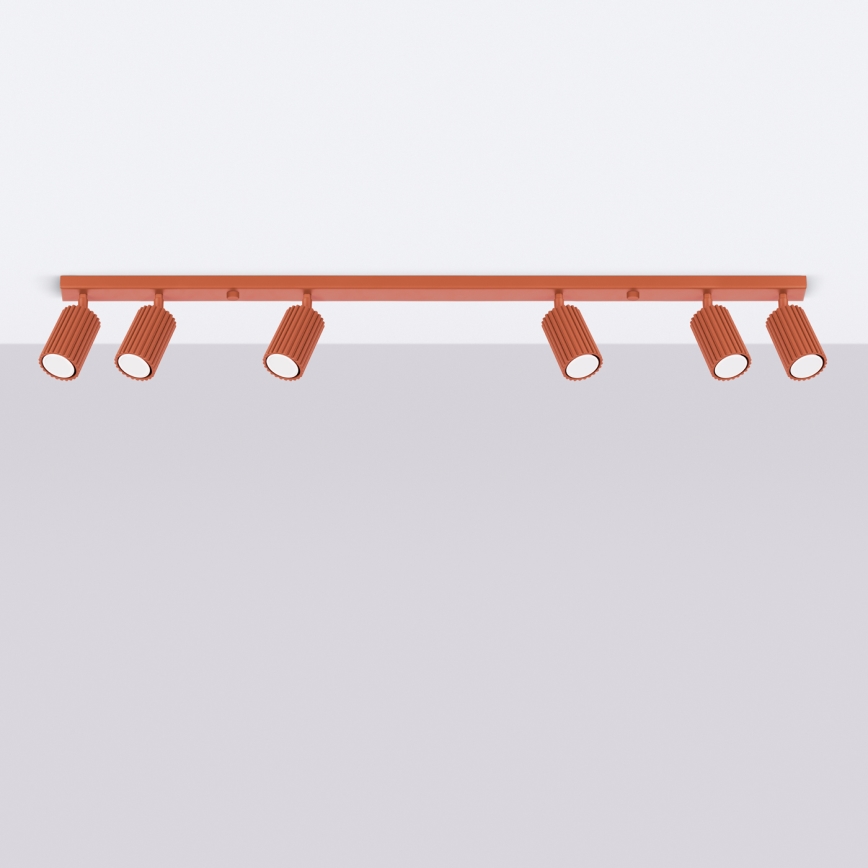 Brilagi - Faretto LED CRESTO 6xGU10/10W/230V rosso