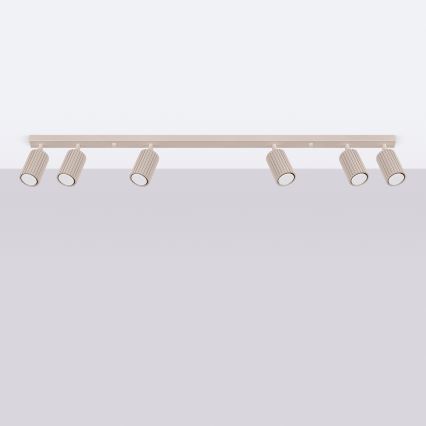 Brilagi - Faretto LED CRESTO 6xGU10/10W/230V taupe