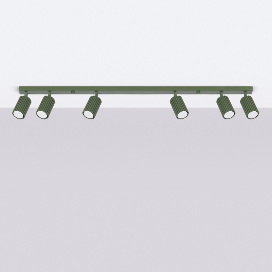 Brilagi - Faretto LED CRESTO 6xGU10/10W/230V verde