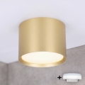 BRILAGI - Faretto LED da bagno SMOOTH 1xGX53/15W/230V 60x82 mm oro IP54